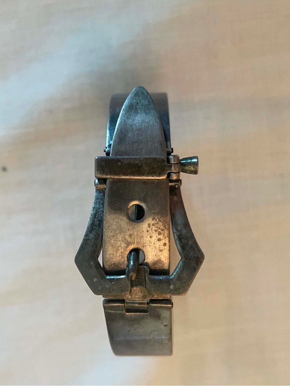 Silver-Tone Women’s Buckle Bracelet - Picture 6 of 6